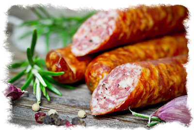 Smoked Sausage and Sheep Casings